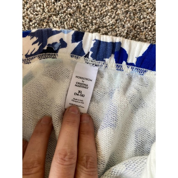 Nordstrom By Cristina Martinez Cozy Print Joggers Kids - XL (14/16) - Picture 3 of 3